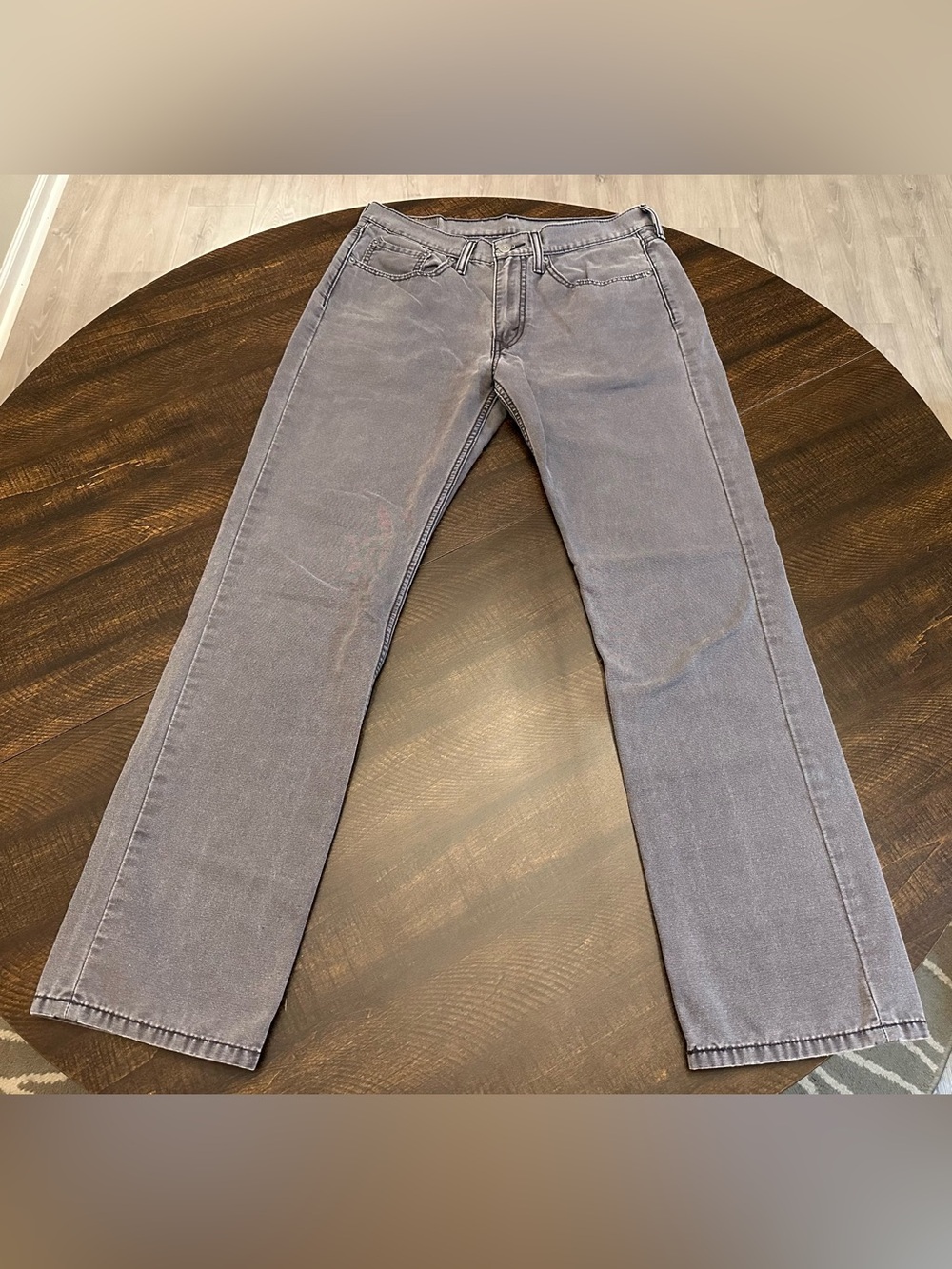 Levis 514 Men’s Gray Jeans White Tab 32x32 Measures 32x31